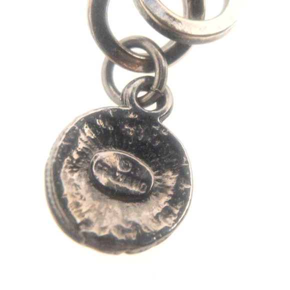 RJ Graziano Gunmetal Link Necklace 16"-20" Adjustable Mesh & Textured Links - Picture 6 of 13